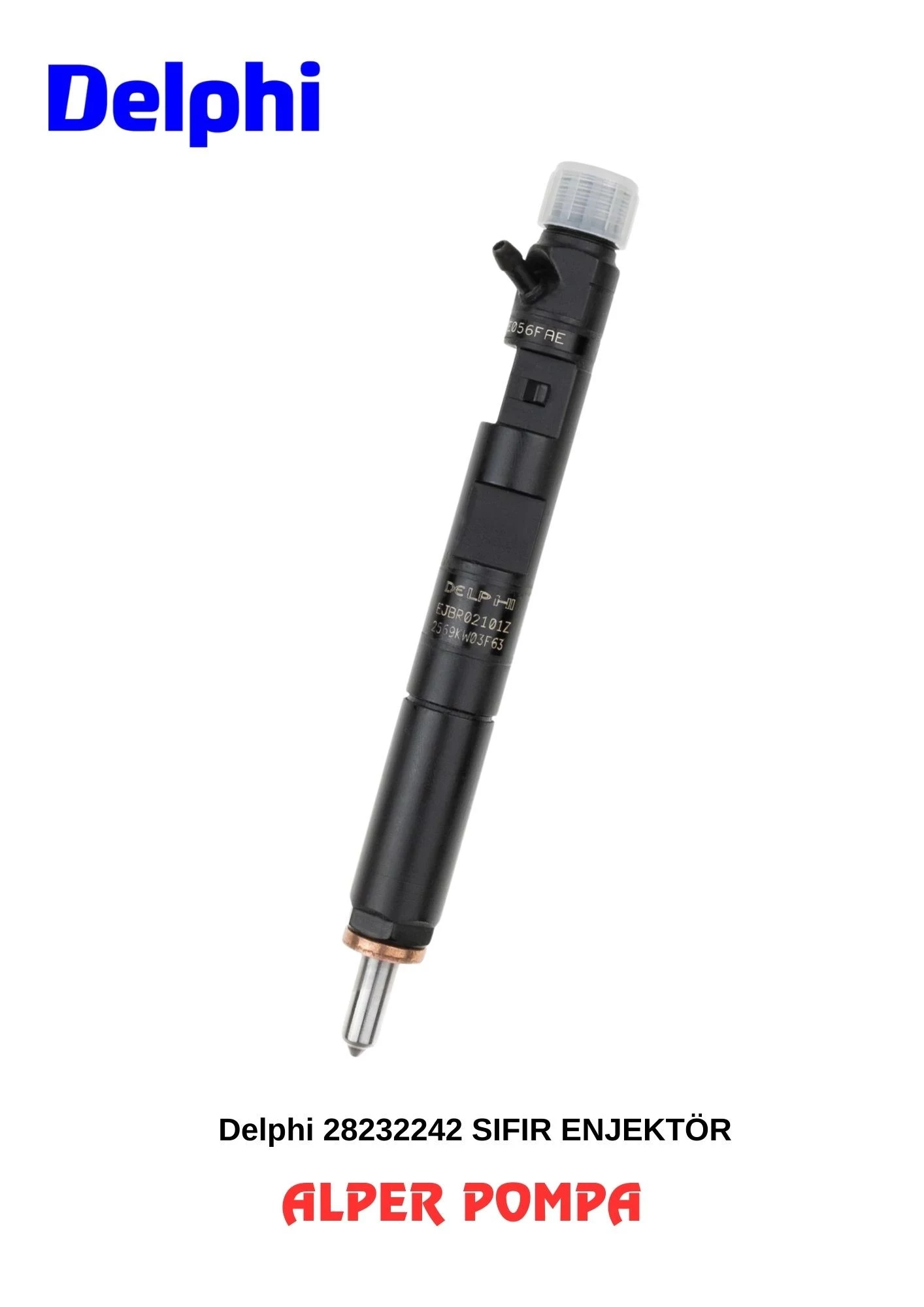 DELPHİ 28232242 4X EJBR02101Z Delphi Enjektör Dacia Renault Clio Kangoo Logan 1.5 dCi (166003978R - 8200553570 - 8200240244 - EJBR02101Z - EJBR04101D - EJBR01401Z - EJBR01701Z) ENJEKTÖR
