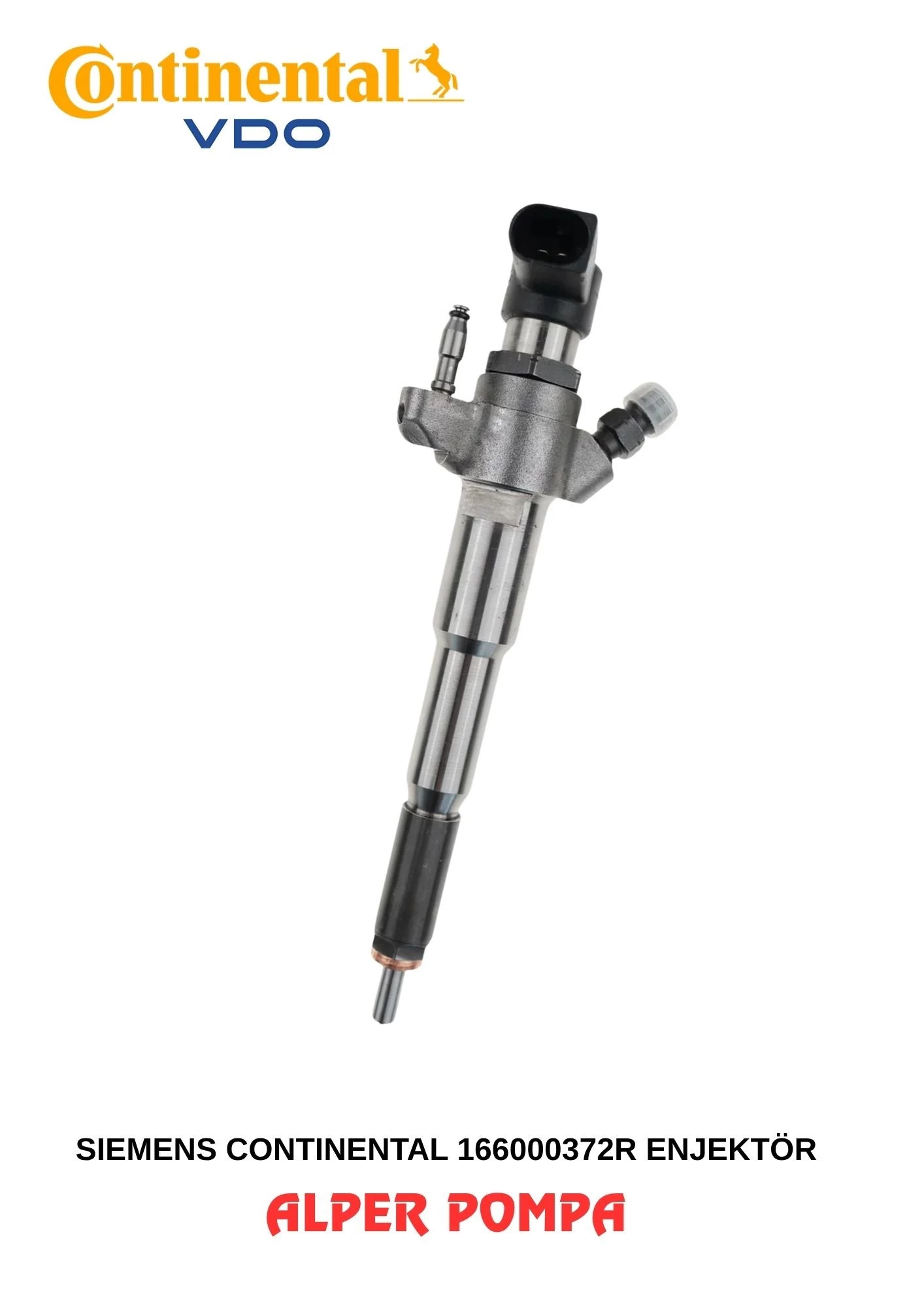 SIEMENS 166000372R - 166000672R Enjektör RENAULT MASTER III 2.3 dCi - NISSAN NAVARA 2.3 DCI SIEMENS 1660000Q2F